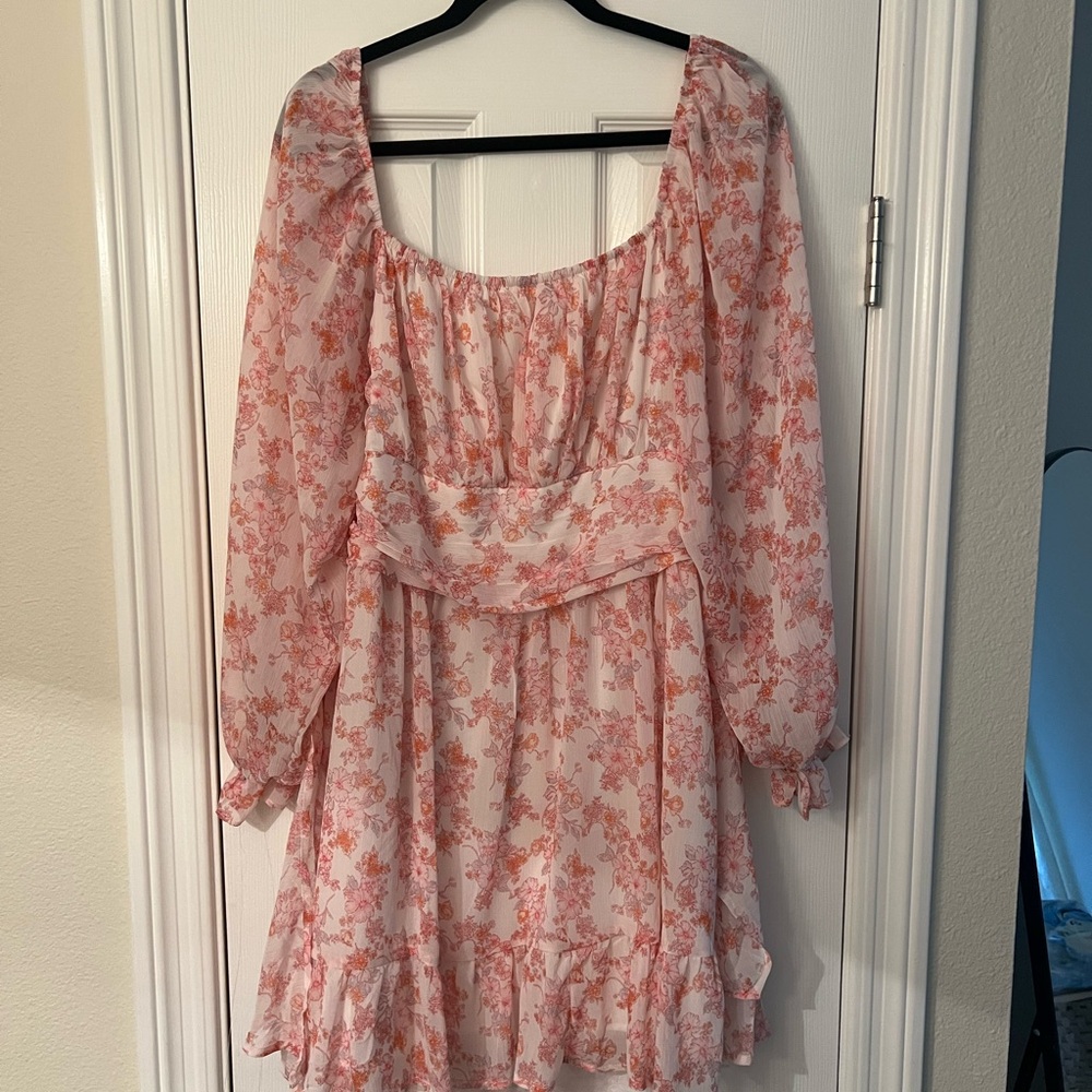 Floral Long Sleeve Dress